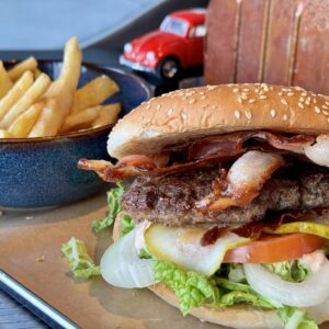 Baconburgertallerken 250g