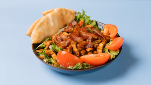 Kylling og baconsalat