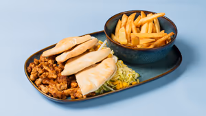 Kyllingkebabtallerken